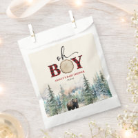 Oh Boy Lumberjack Baby shower d'ours de forêt