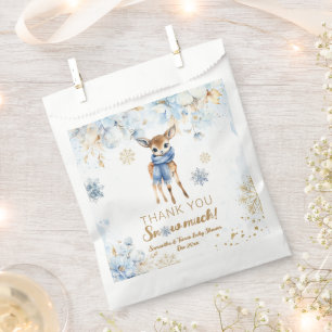 Sachets En Papier Oh Deer Winter Baby Boy Douche