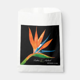 Sachets En Papier Oiseau de paradis à l'aquarelle