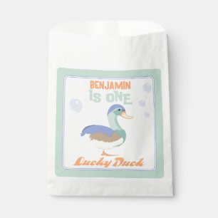 Sachets En Papier One Lucky Duck & Bubbles Premier Anniversaire Pas