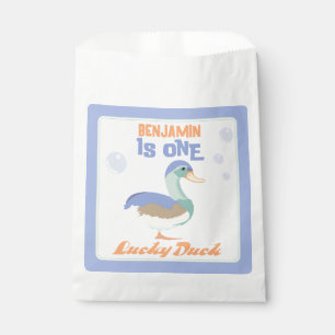 Sachets En Papier One Lucky Duck & Bubbles Premier Anniversaire Pas