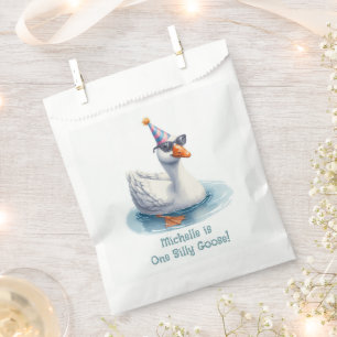 Sachets En Papier "One Silly Goose" Premier anniversaire