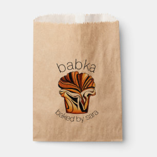 Sachets En Papier Pain Babka Maison Cuisiné Par Depuis la Cuisine De
