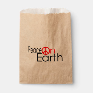 Sachets En Papier Paix sur Terre