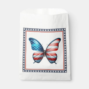 Sachets En Papier papillon 4 juillet patriotique américain