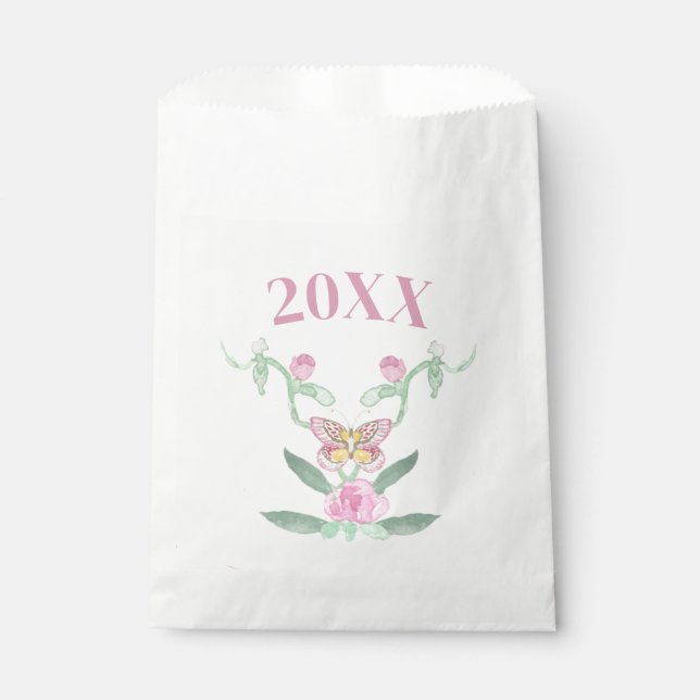 Sachets En Papier Papillon - Graduation sur mesure Crest Graduation (Devant)