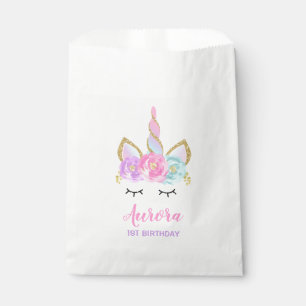 Sachets En Papier Partie magique de licorne de sac de faveur de