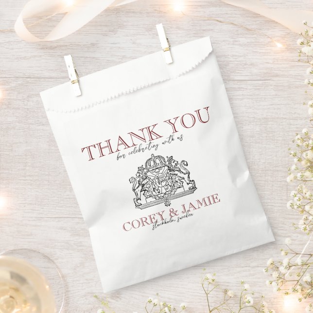 Sachets En Papier Passeport Suède (Coupé)