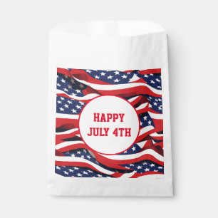 Sachets En Papier Patriotic Treat Favoriser Sac