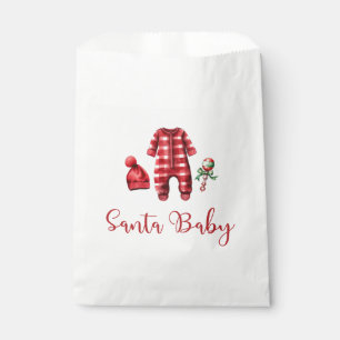 Sachets En Papier Père Noël Baby Christmas Baby shower