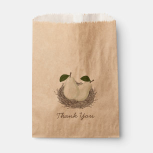 Sachets En Papier Perfect Pair Twin Party Favoriser sac en papier