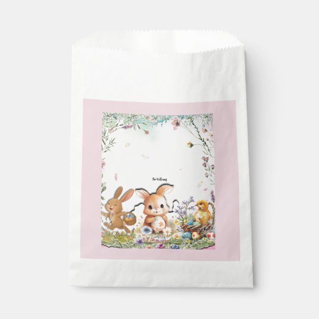 Sachets En Papier Personalized Easter Stickers (Devant)