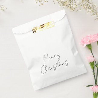 Sachets En Papier Personnaliser : Joyeux Noël Cursif