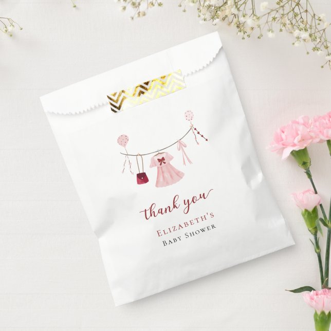 Sachets En Papier Petit Baby shower amoureux Valentine Custom (Scellé)