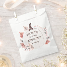 Petit Merci Citrouille d'anniversaire