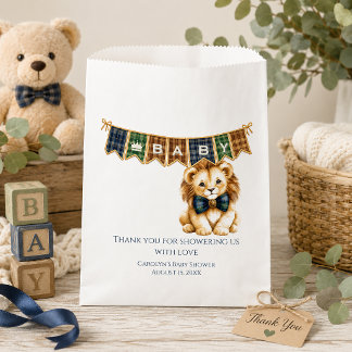 Sachets En Papier Petit Prince Lionceau Baby Shower |