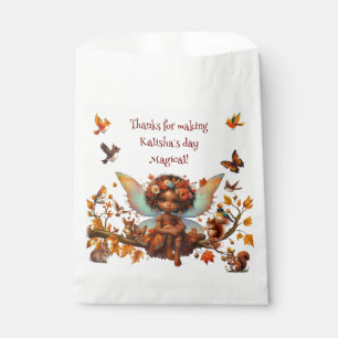 Sachets En Papier Petite Fée Africaine Enchantée & Animaux de la For