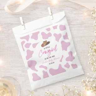 Sachets En Papier Petite fille vaches Rodéo Rodéo Baby shower occide