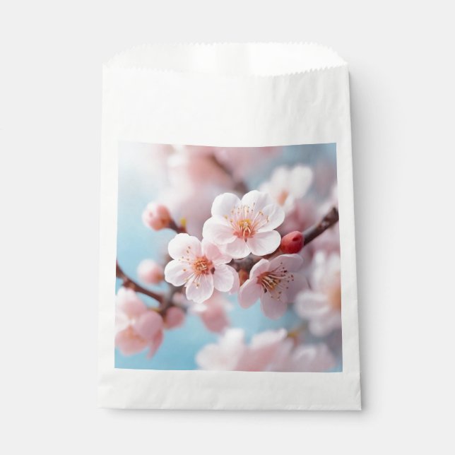 Sachets En Papier Pink Blossom Magic  Favour Bag (Devant)