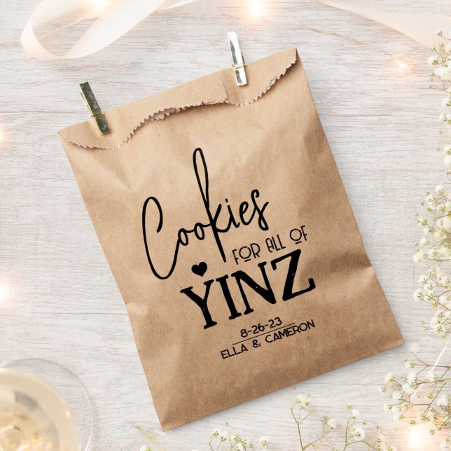 Sachets En Papier Pittsburgh Cookie Table Treat Bags (Coupé)