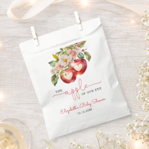 Sachets En Papier Pomme de notre Baby shower oculaire