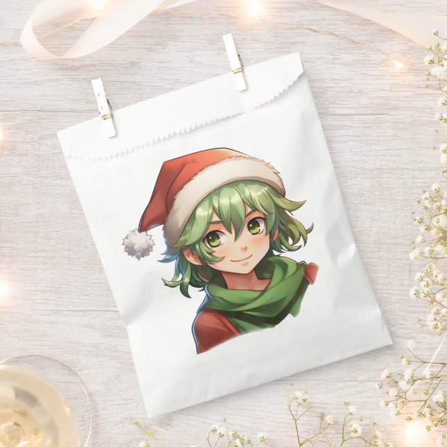 Sachets En Papier Portrait de l'Anime de Noël (Coupé)