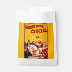 Sachets En Papier Poster de l'artiste de cirque vintage coloré
