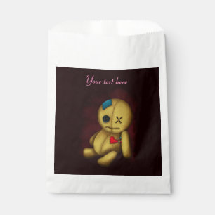 Sachets En Papier Poupée Voodoo Rag avec boutons Patches et Pins