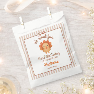 Sachets En Papier Premier anniversaire de Petit Dindon 