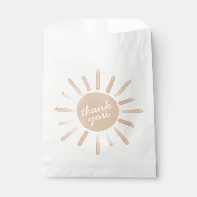 Sachets En Papier Premier voyage autour du soleil Anniversaire (Devant)
