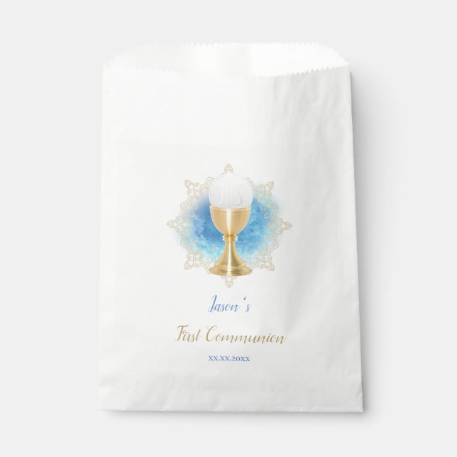 Sachets En Papier Première communion catholique (Devant)