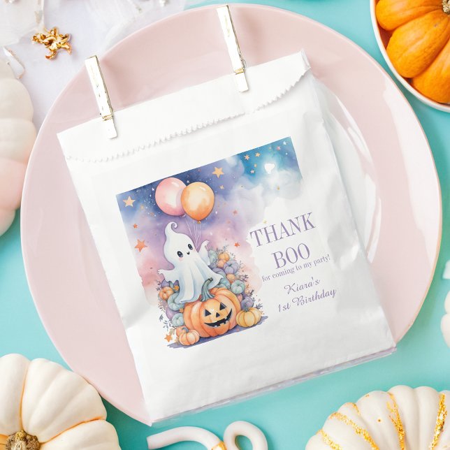 Sachets En Papier Première fête du Boo Day - Merci Boo (Créateur téléchargé)