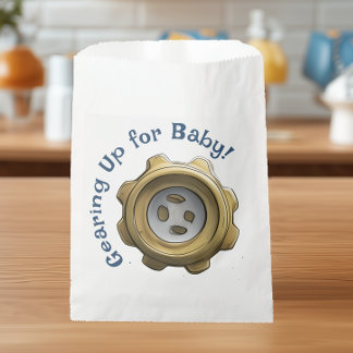 Sachets En Papier Préparatifs pour bébé - Baby Shower de robot