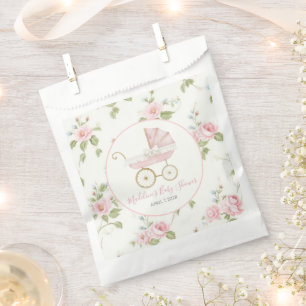 Sachets En Papier Preppy Southern Rose Girl Baby shower floral
