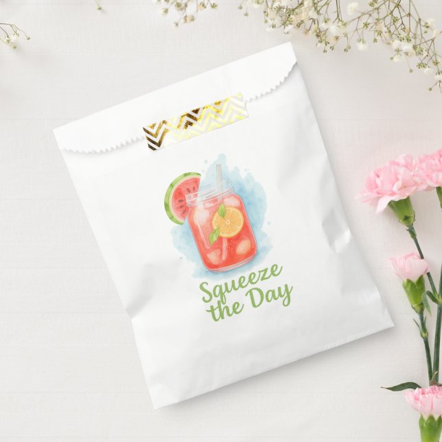Sachets En Papier Presser la journée – Sac de fête de fruits d'été (Scellé)