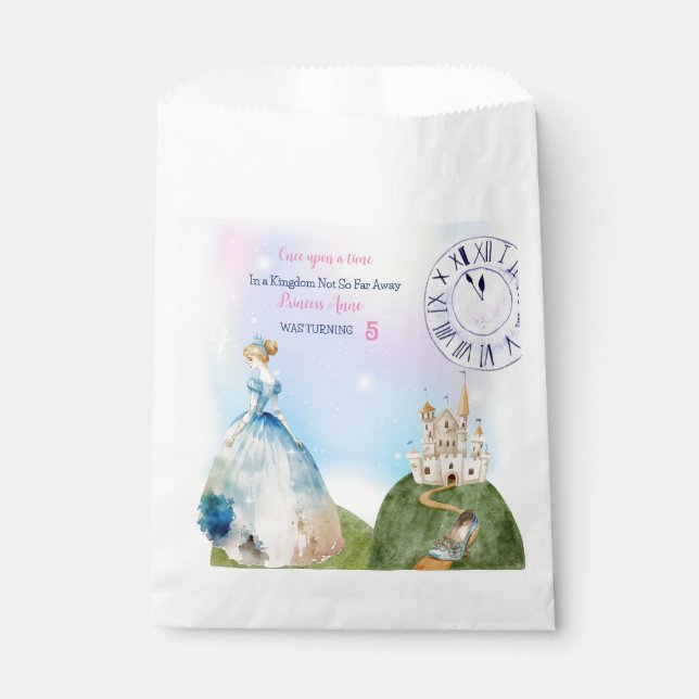 Sachets En Papier Princess Birthday Kids (Devant)