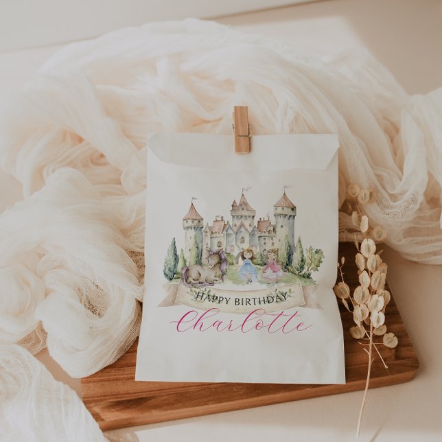 Sachets En Papier Princess Fairy Tale Anniversaire (Créateur téléchargé)