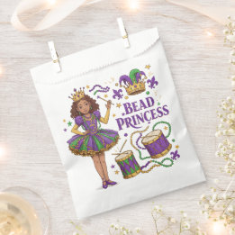 Sachets En Papier Princesse de Perles - Mardi Gras