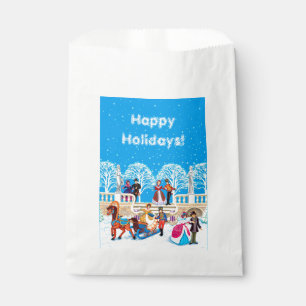 Sachets En Papier Promenade hivernale