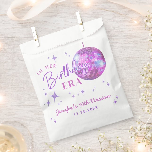 Sachets En Papier Purple Dans Ma Musique De L'Ère D'Anniversaire (Coupé)