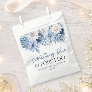 Sachets En Papier Quelque chose de bleu avant de faire Fête des mari