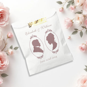 Sachets En Papier Regency Bridgerton Pink Cameos