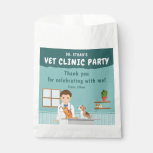 Sachets En Papier Remerciement pour l'anniversaire de la clinique vé