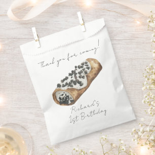 Sachets En Papier Remerciement pour le 1er anniversaire de Cannoli a