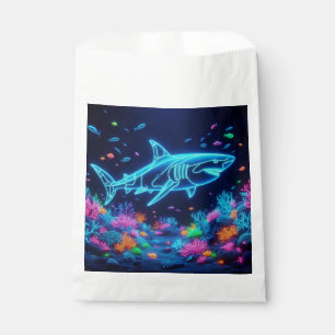 Sachets En Papier Requin néon coloré