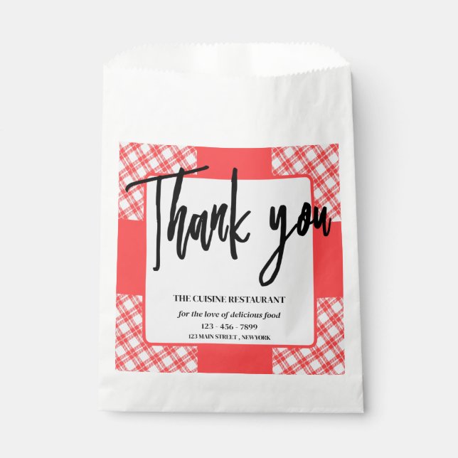 Sachets En Papier Restaurant Unique Boulangerie Café Papier alimenta (Devant)