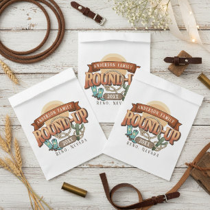 Sachets En Papier Réunion de famille Western Round-Up ID1318