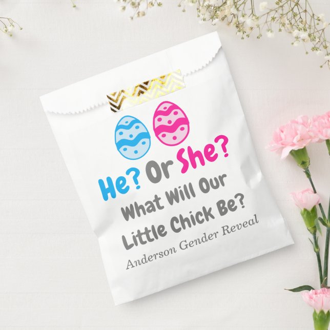Sachets En Papier Révélation du genre de petite poussette (Scellé)