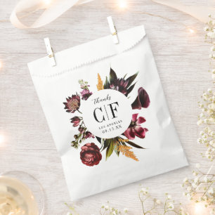 Sachets En Papier Richesse du Mariage floral coloré du printemps