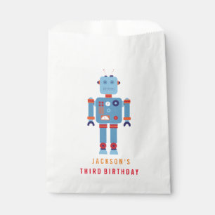 Sachets En Papier Robot Boy Party Favoriser sac en papier